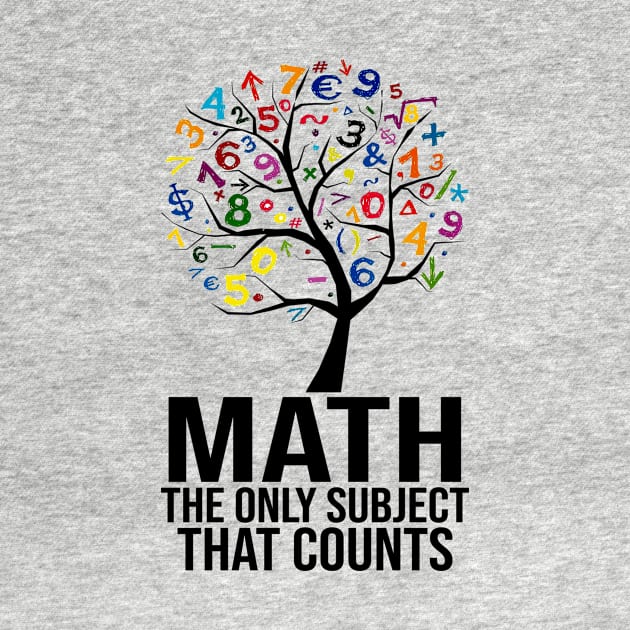 Math The Only Subject That Counts by Ortizhw